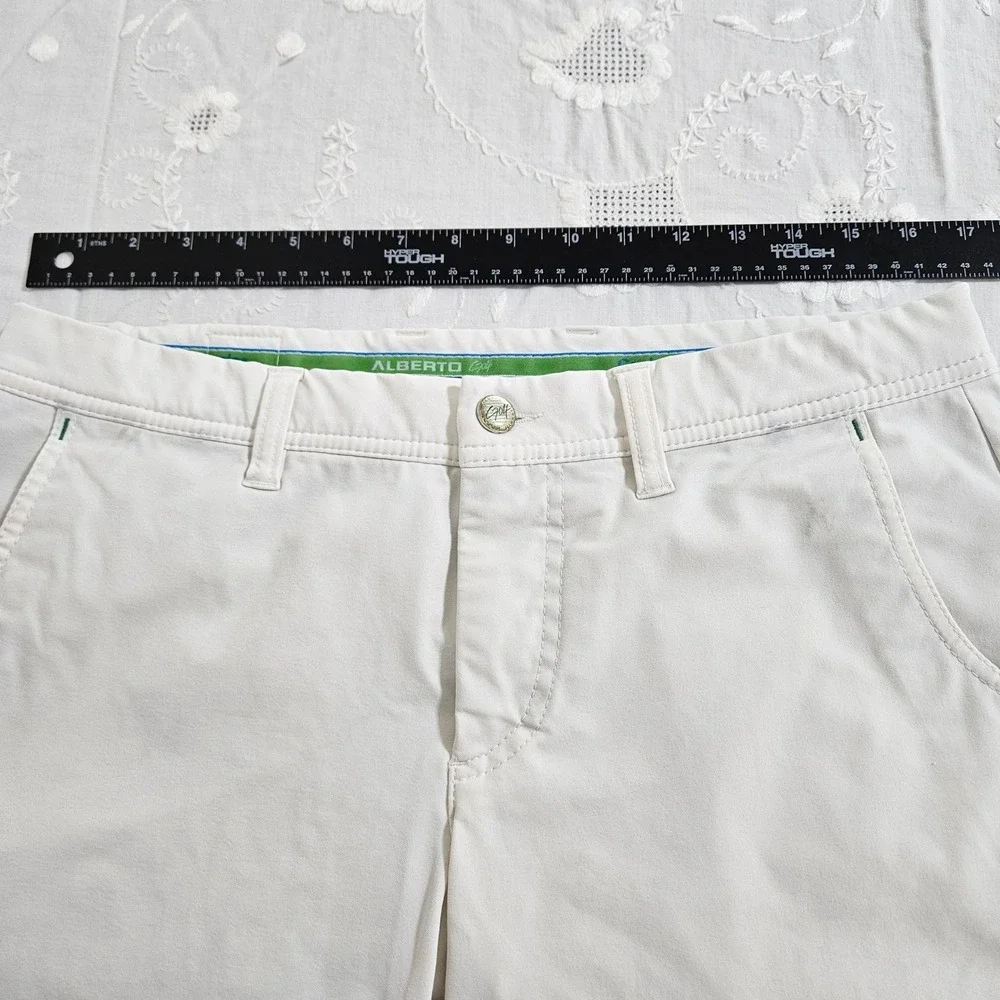 Alberto Earnie Golf 3XDRY Cooler Shorts Pickelball Regular Fit Size 48 34W White